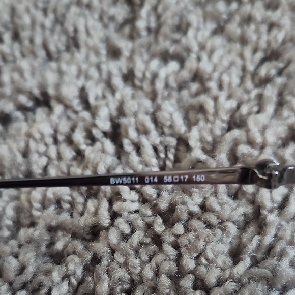 BMW Silver and Green Rimless Glasses - Picture 4 of 5